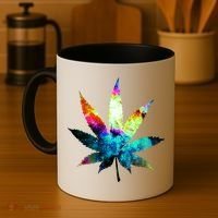 Galaxy Kush In Space Weed Coffee Mug thumb 4