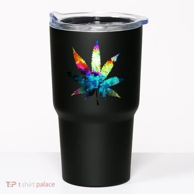 Galaxy Kush In Space Weed Tumbler