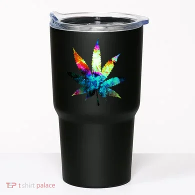 Galaxy Kush In Space Weed Tumbler