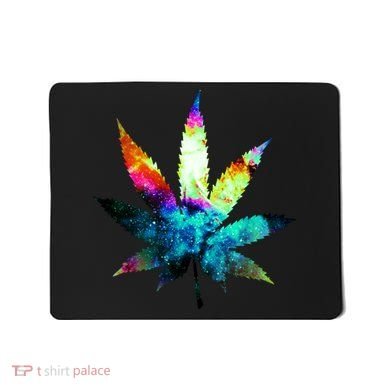 Galaxy Kush In Space Weed Mousepad