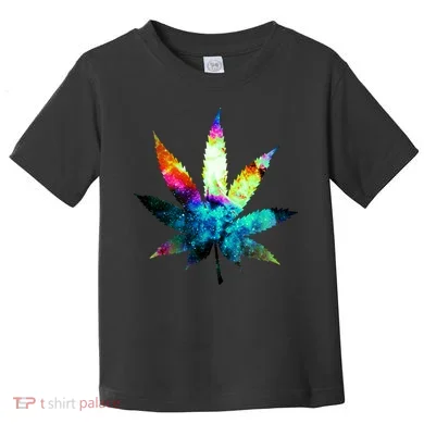 Galaxy Kush In Space Weed Toddler T-Shirt