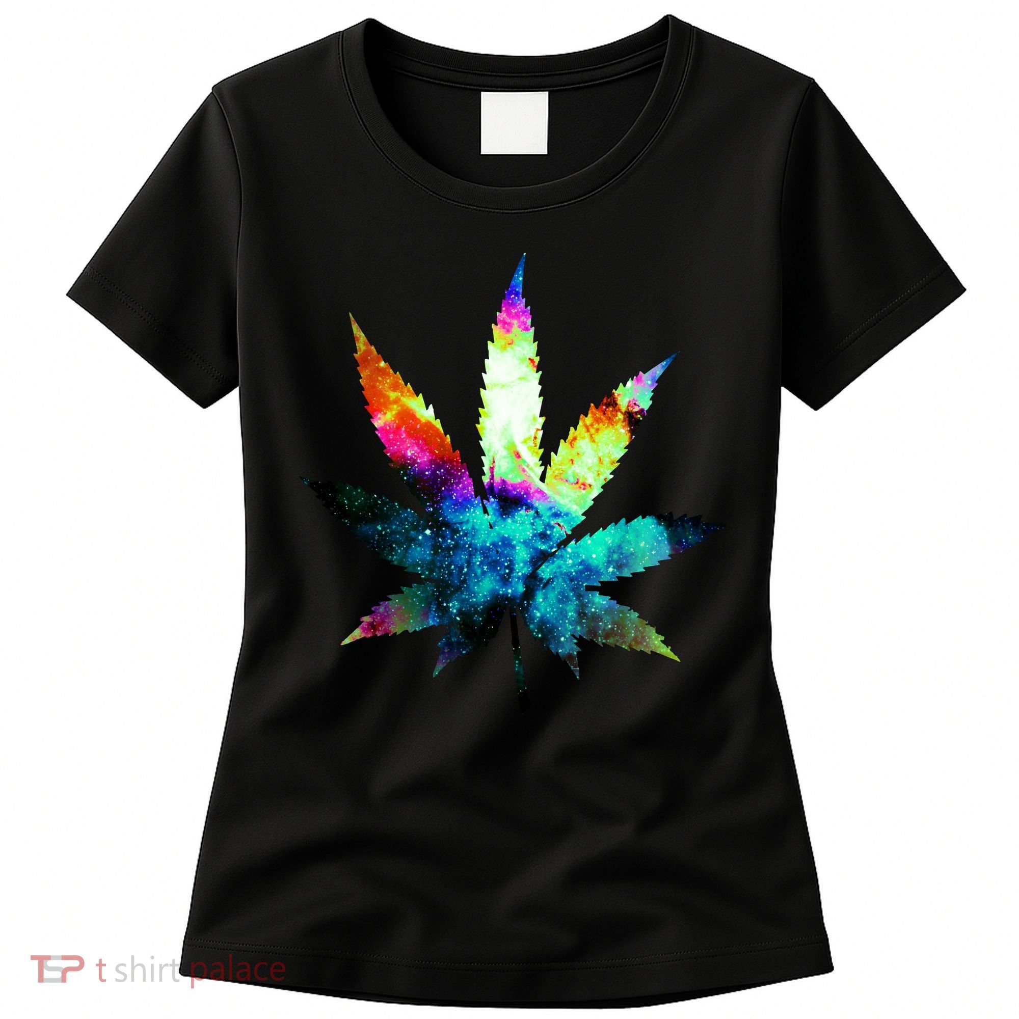 Galaxy Kush In Space Weed Women's T-Shirt