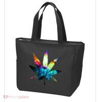 Galaxy Kush In Space Weed Tote Bag thumb 3