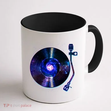 Galaxy Record Coffee Mug back