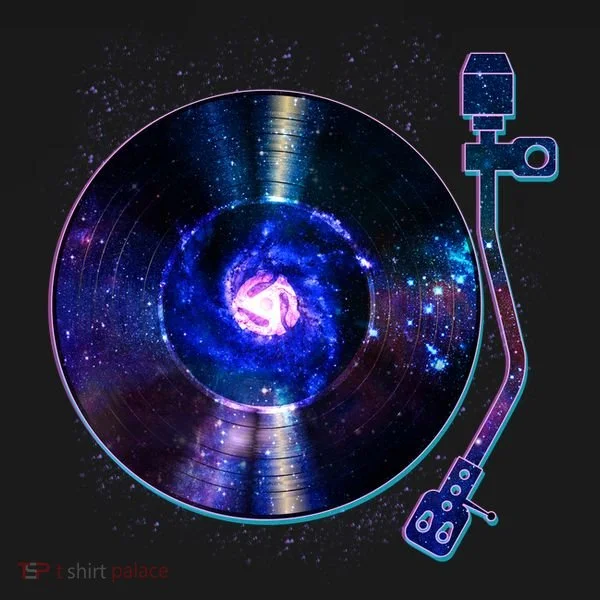 Galaxy Record Women's Hoodie