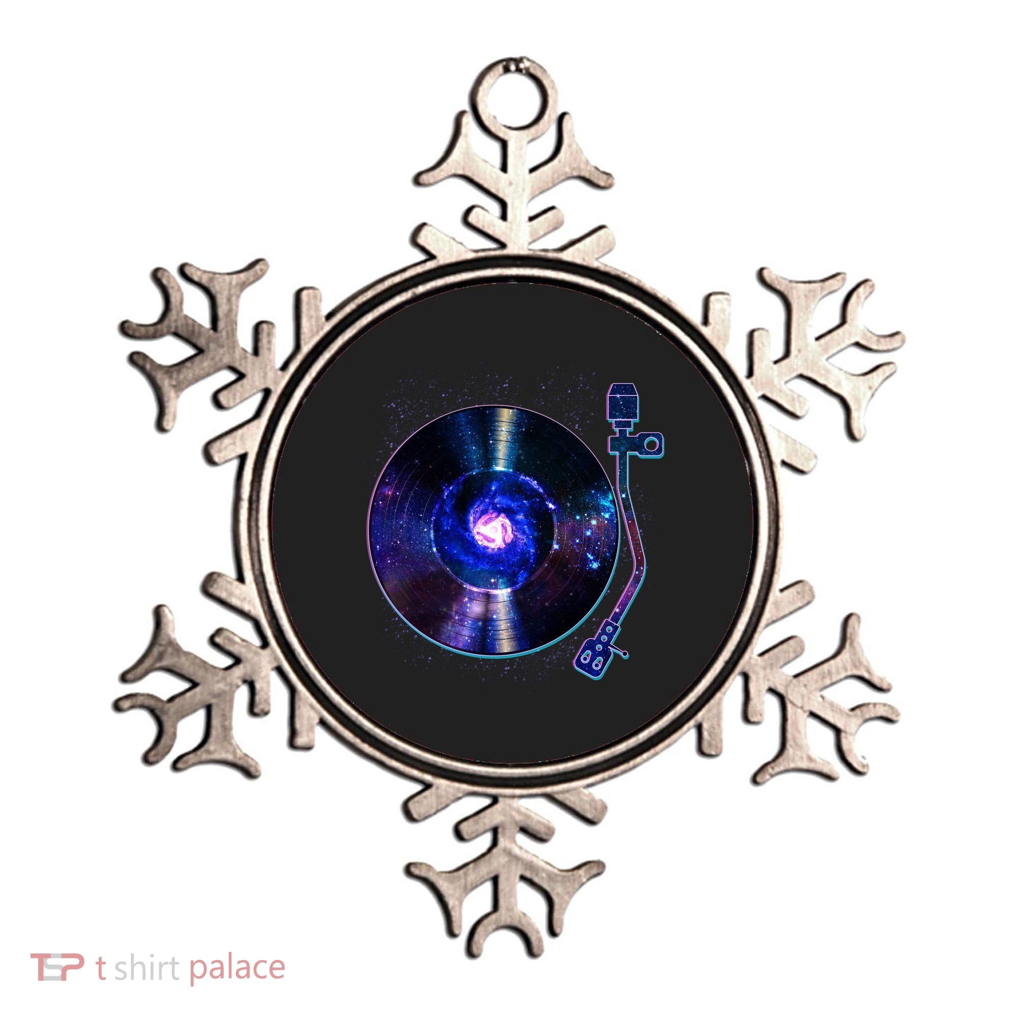 Galaxy Record Ornament