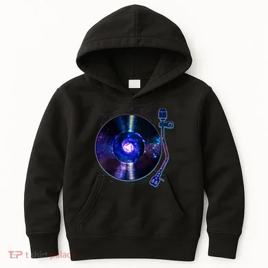Galaxy Record Kids Hoodie