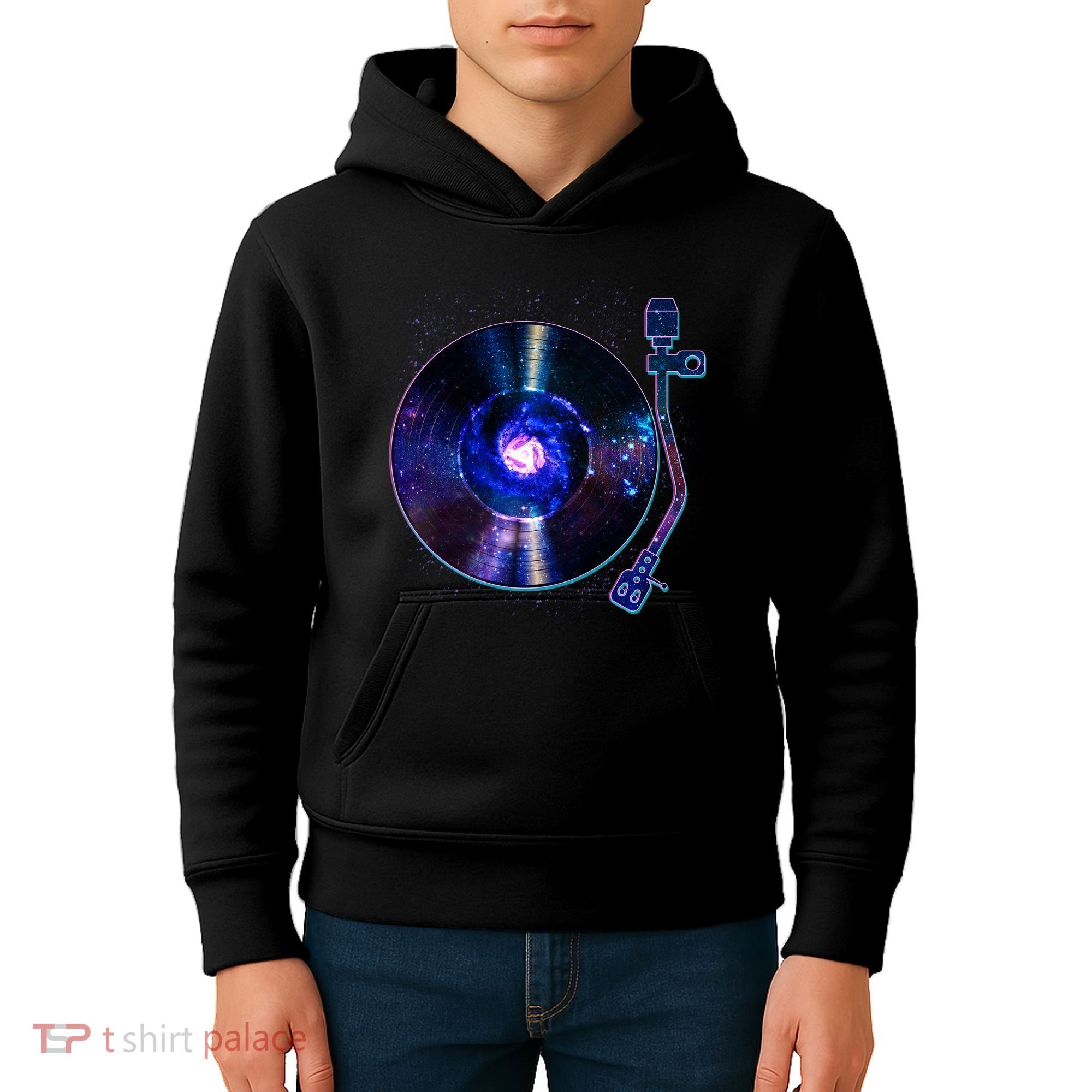 Galaxy Record Kids Hoodie