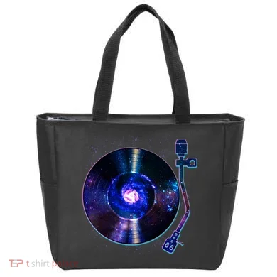 Galaxy Record Tote Bag