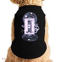 Galaxy Retro Space Cassette Tape Doggie Tank thumb 0