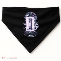 Galaxy Retro Space Cassette Tape USA-Made Doggie Bandana thumb 0