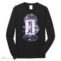 Galaxy Retro Space Cassette Tape Long Sleeve Shirt thumb 0