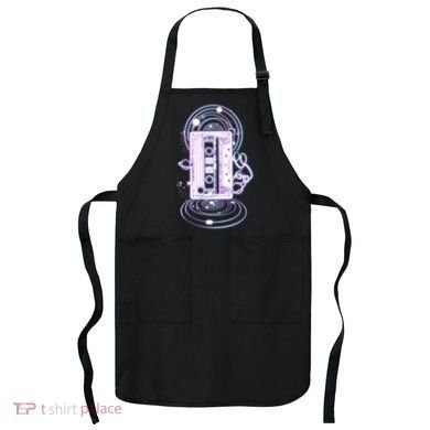 Galaxy Retro Space Cassette Tape Apron