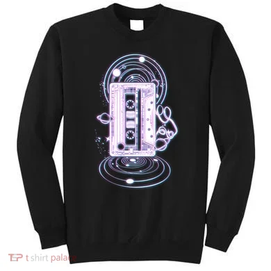 Galaxy Retro Space Cassette Tape Sweatshirt
