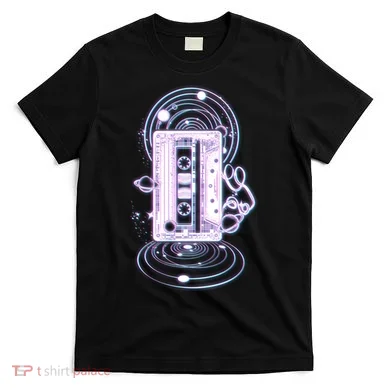 Galaxy Retro Space Cassette Tape T-Shirt