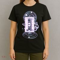 Galaxy Retro Space Cassette Tape T-Shirt thumb 4