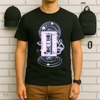 Galaxy Retro Space Cassette Tape T-Shirt thumb 6