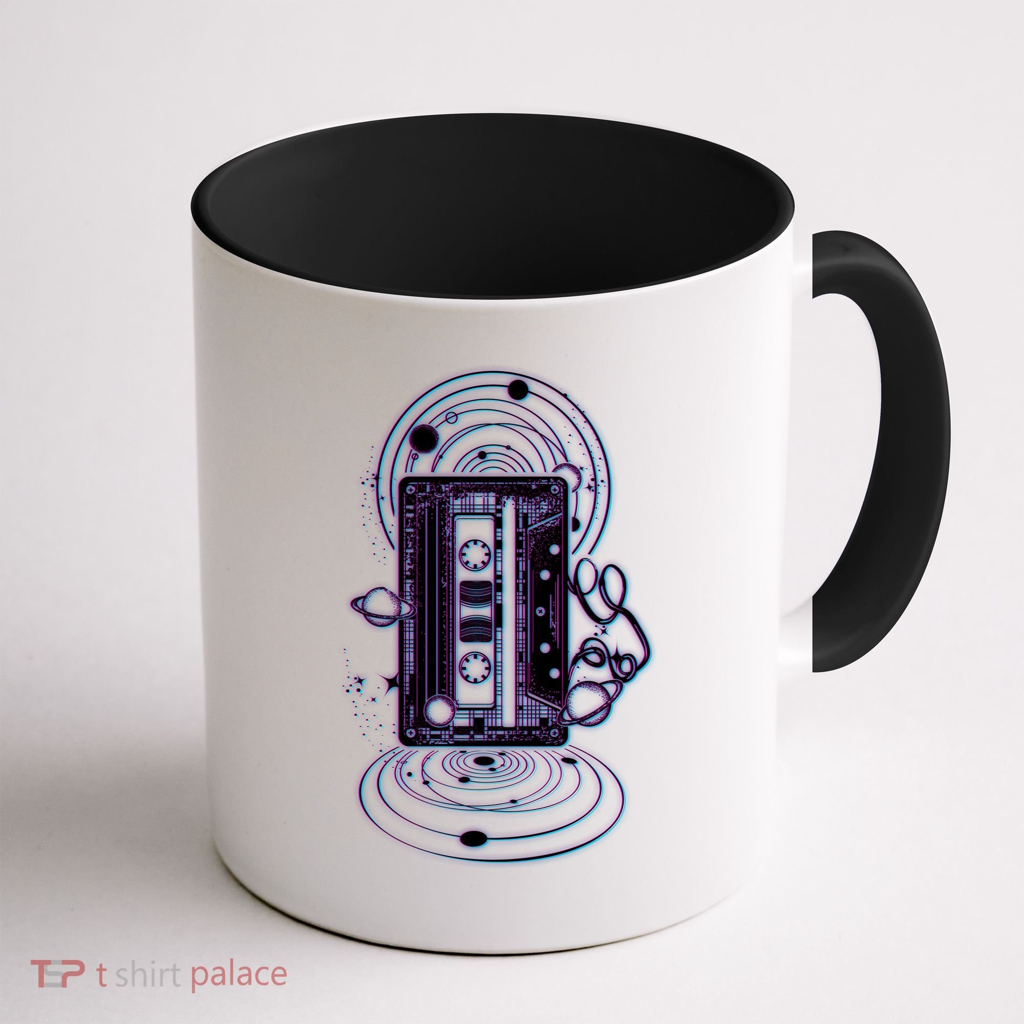 Galaxy Retro Space Cassette Tape Coffee Mug