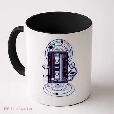 Galaxy Retro Space Cassette Tape Coffee Mug