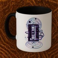 Galaxy Retro Space Cassette Tape Coffee Mug thumb 2