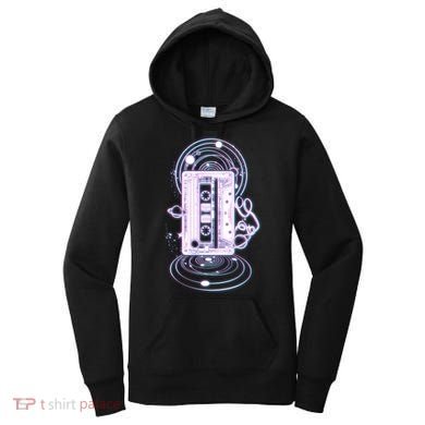 Galaxy Retro Space Cassette Tape Women's Hoodie