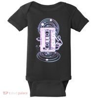 Galaxy Retro Space Cassette Tape Baby Bodysuit thumb 0