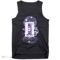 Galaxy Retro Space Cassette Tape Tank Top thumb 0