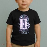Galaxy Retro Space Cassette Tape Toddler T-Shirt thumb 2