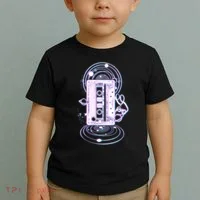 Galaxy Retro Space Cassette Tape Toddler T-Shirt thumb 2