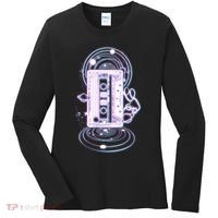 Galaxy Retro Space Cassette Tape Women's Long Sleeve Shirt thumb 0