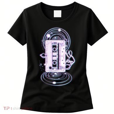 Galaxy Retro Space Cassette Tape Women's T-Shirt