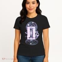Galaxy Retro Space Cassette Tape Women's T-Shirt thumb 4