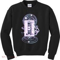 Galaxy Retro Space Cassette Tape Kids Sweatshirt thumb 0