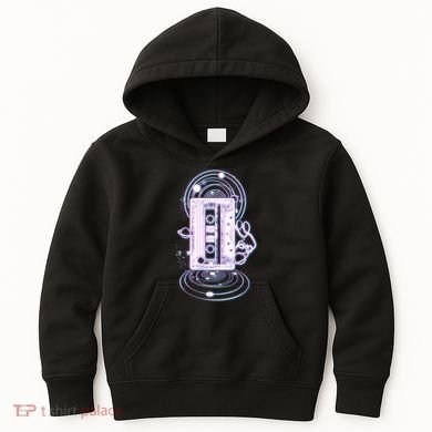 Galaxy Retro Space Cassette Tape Kids Hoodie