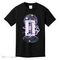 Galaxy Retro Space Cassette Tape Kids T-Shirt thumb 0