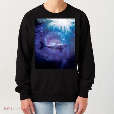 Galaxy Shark Underwater Women's Sweatshirt