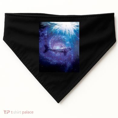 Galaxy Shark Underwater USA-Made Doggie Bandana