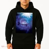 Galaxy Shark Underwater Hoodie thumb 2