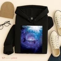 Galaxy Shark Underwater Hoodie thumb 4