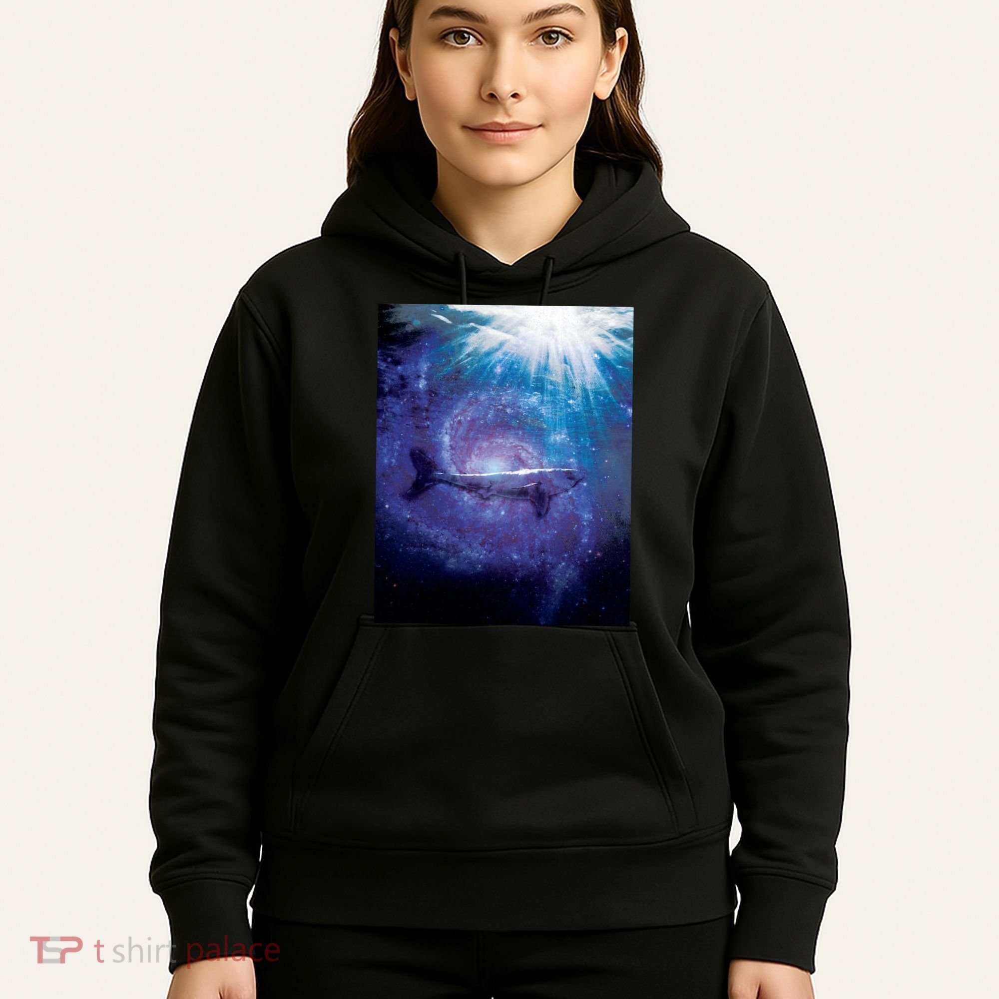 Galaxy Shark Underwater Hoodie