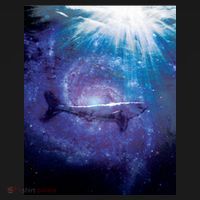 Galaxy Shark Underwater Sweatshirt thumb 3