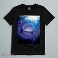 Galaxy Shark Underwater T-Shirt thumb 5
