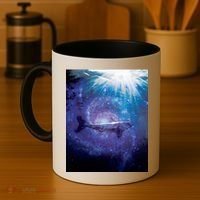 Galaxy Shark Underwater Coffee Mug thumb 4