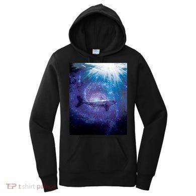 Galaxy Shark Underwater Women's Hoodie