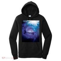 Galaxy Shark Underwater Women's Hoodie thumb 0