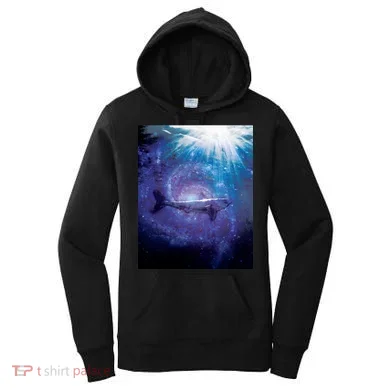 Galaxy Shark Underwater Women's Hoodie