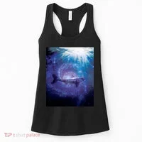 Galaxy Shark Underwater Women's Tank Top thumb 0