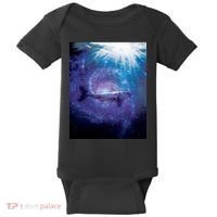 Galaxy Shark Underwater Baby Bodysuit thumb 0