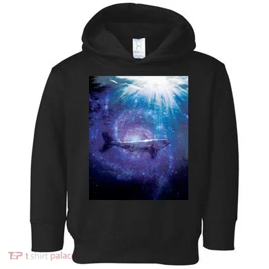Galaxy Shark Underwater Toddler Hoodie