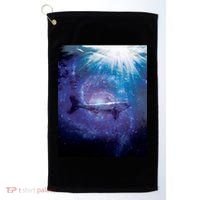 Galaxy Shark Underwater Golf Towel thumb 0